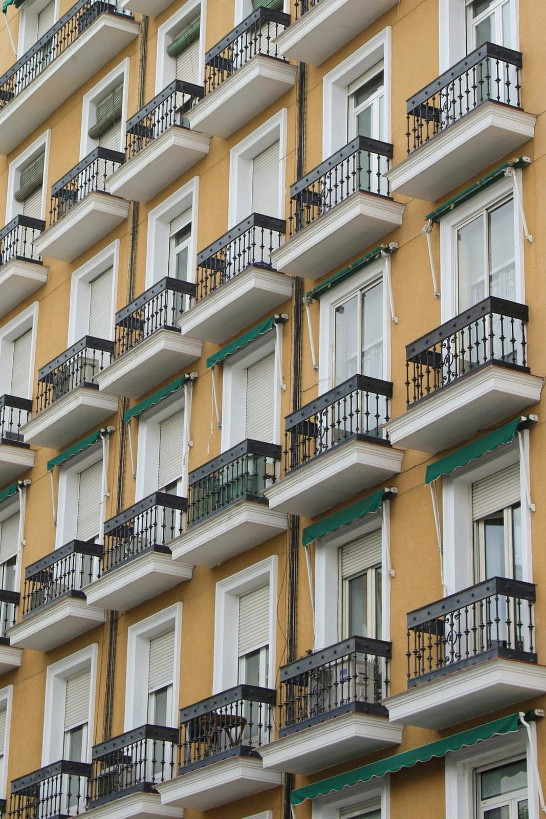 Façade of an apartment building