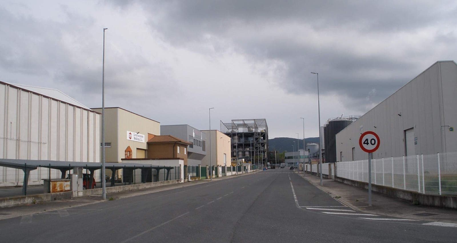 Buildings on an industrial estate